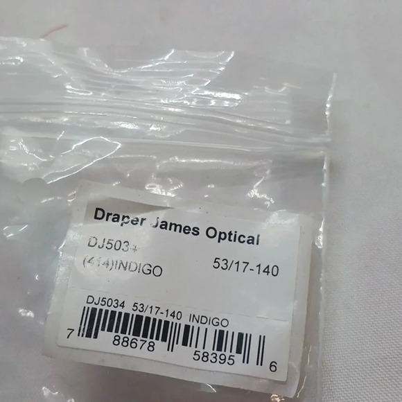 NWT WOMEN'S DRAPER JAMES EYEGLASS FRAMES DJ5034 INDIGO - Picture 4 of 4